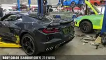 Chevy Corvette C8 Wing Comparison