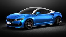 2020 Peugeot RCZ concept rendering