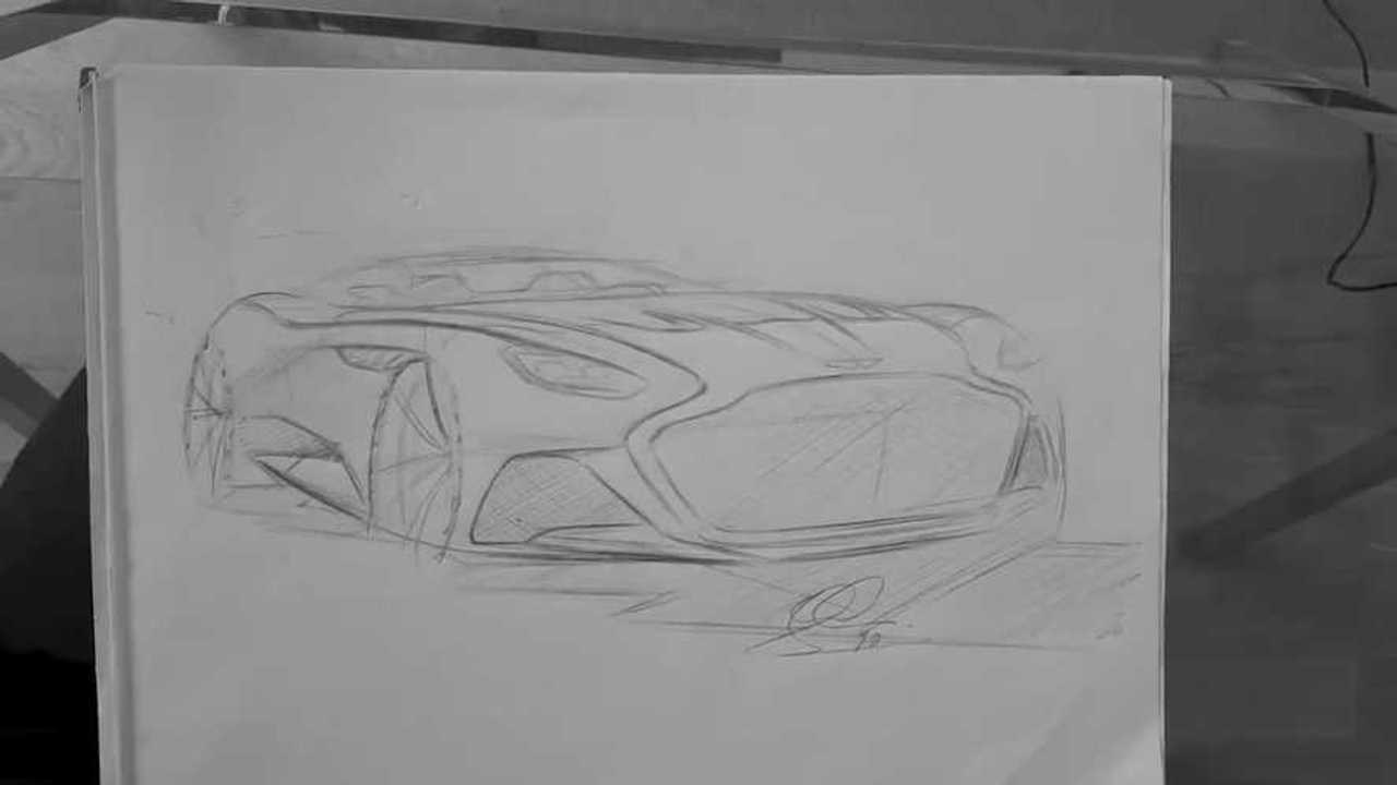 Dessin Aston Martin DBS Superleggera