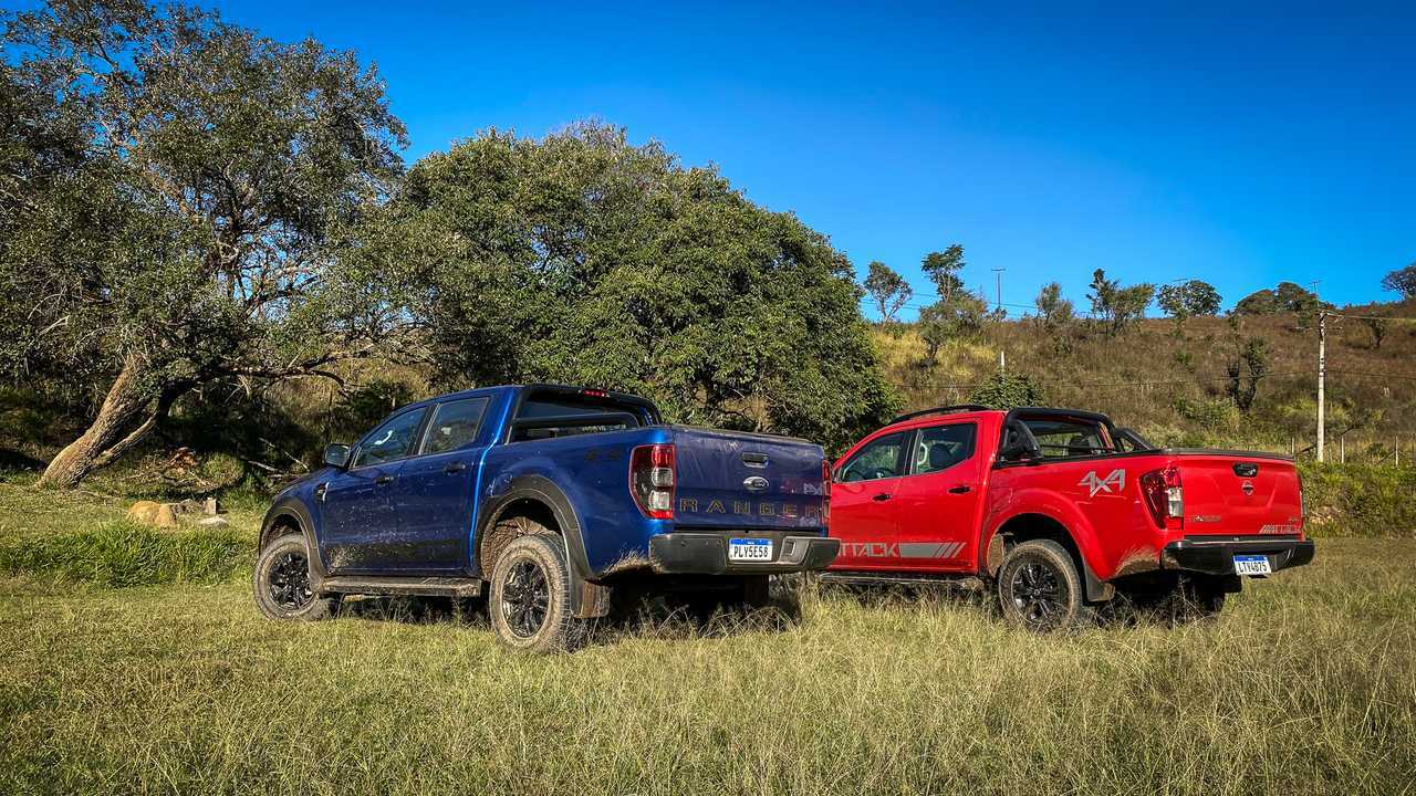 Comparativo: Ford Ranger Storm x Nissan Frontier Attack