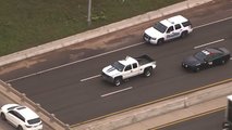 Truck Rollover During Police Chase