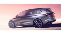 Skoda Enyaq iV: Seitenansicht (Skizze)