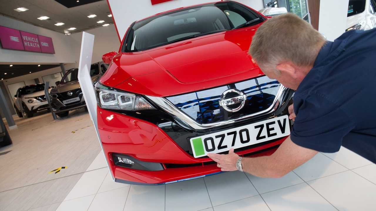 Nissan green number plates