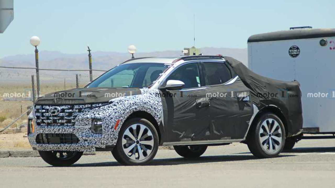 Hyundai Santa Cruz - Novo flagra