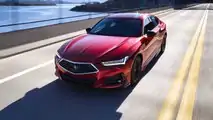2021 Acura TLX front three-quarter