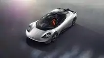 Gordon Murray Automotive T.50 überragend vorne drei Viertel beleuchtet hell