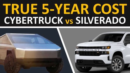 video tesla cybertruck vs chevy silverado cost