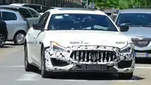 Maserati Quattroporte Refresh Spy Shots Naso