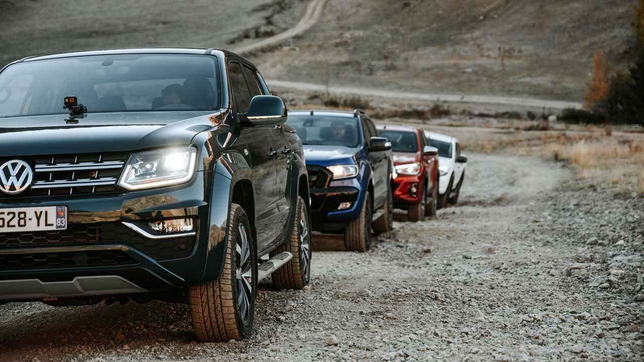 Pick-up dans les Alpes