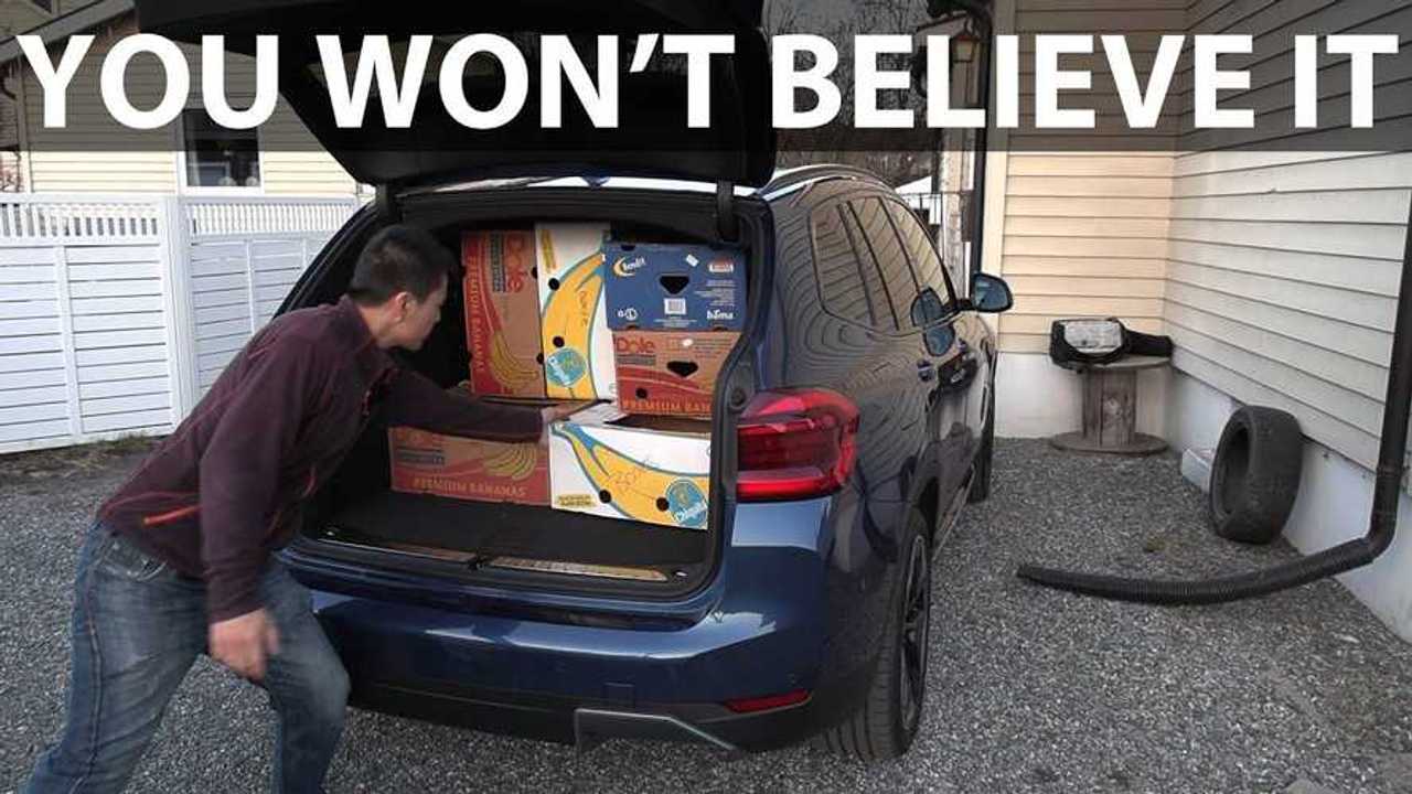 BMW iX3 banana box test (source: Bjorn Nyland)