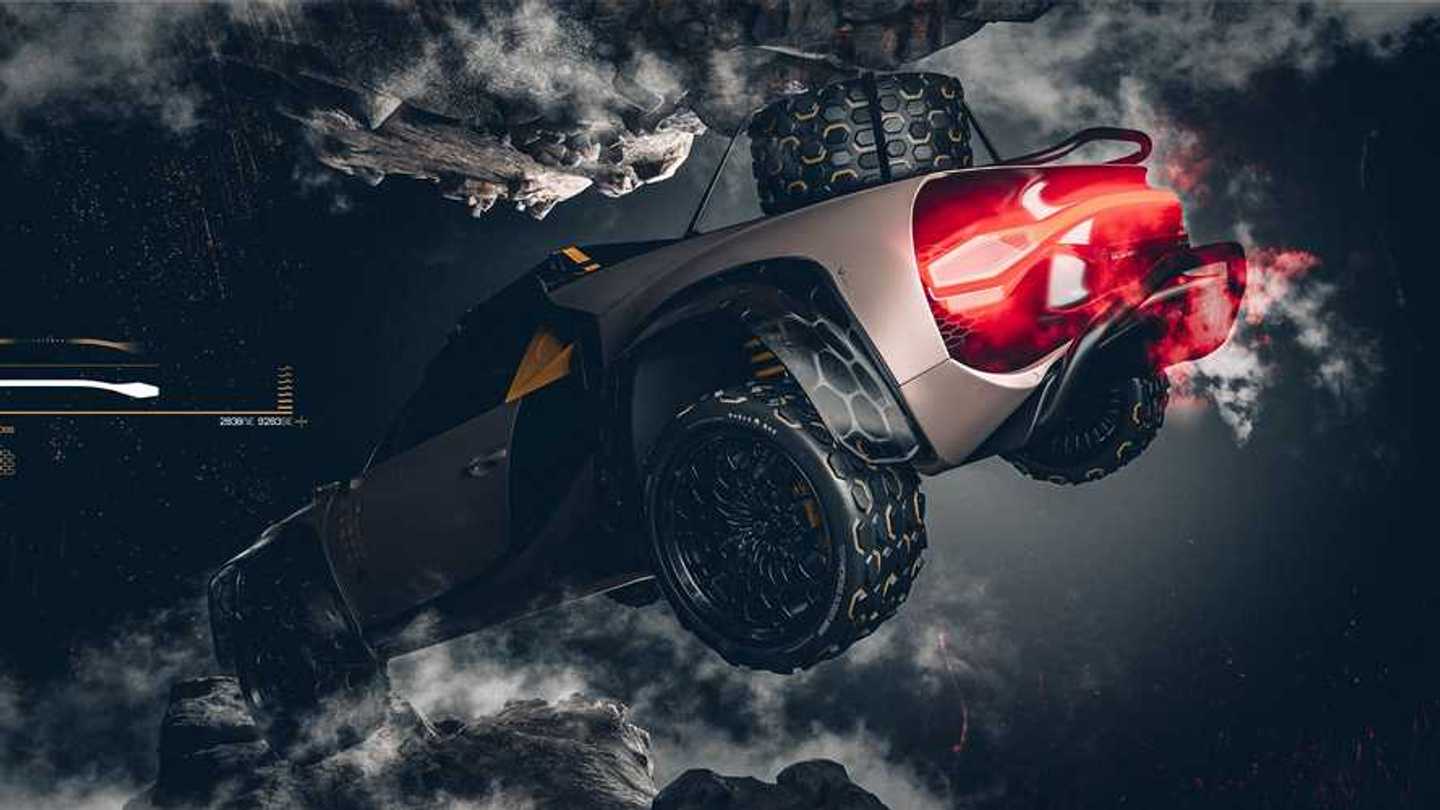 Bugatti Chiron Terracross rendering