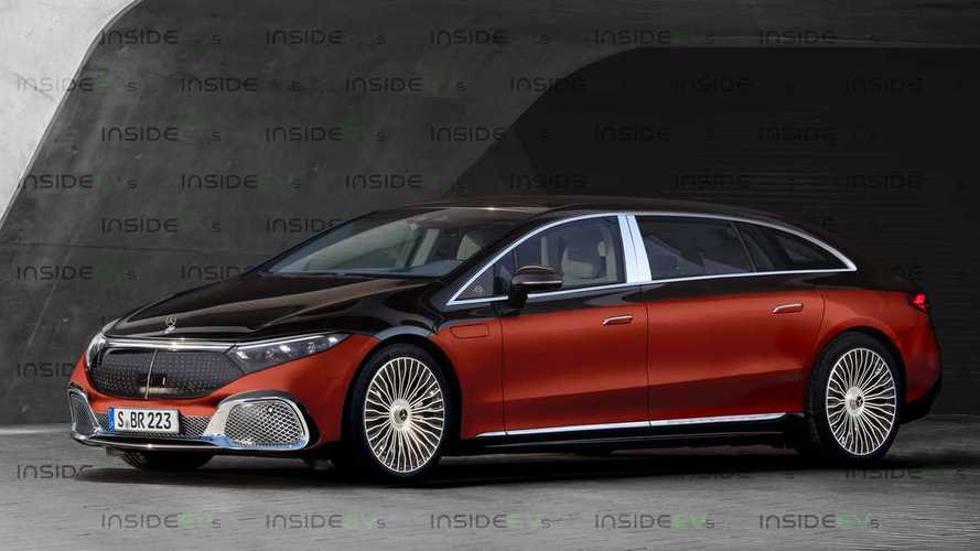 Jika Maybach Garap Mercedes EQS, Akan Memanjang seperti Ini