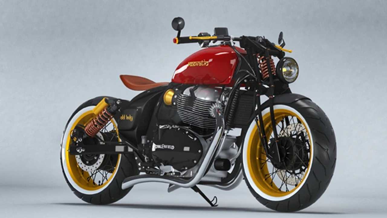 This Concept Bobber Is Based On A Royal Enfield Continental GT