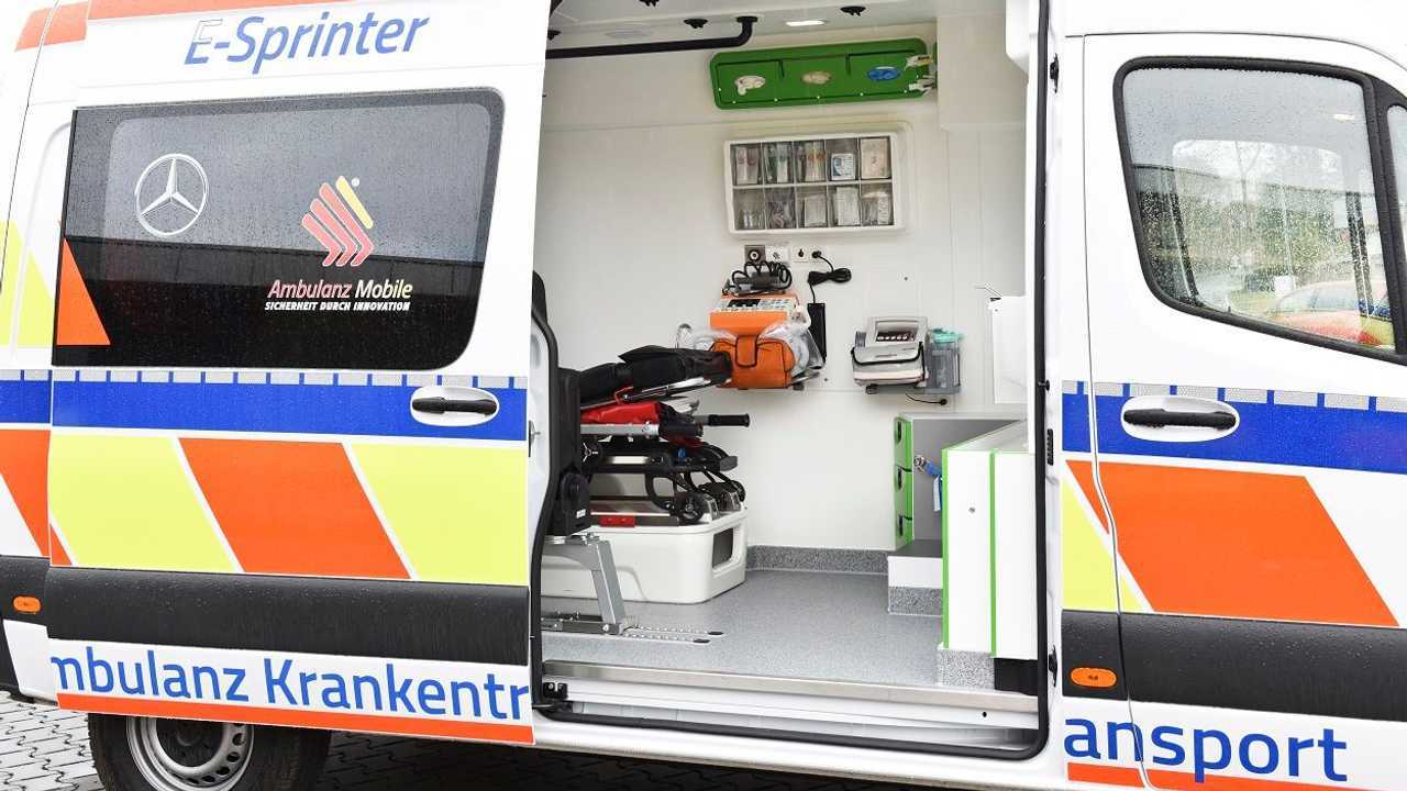 Mercedes eSprinter, ecco l'ambulanza 100% elettrica