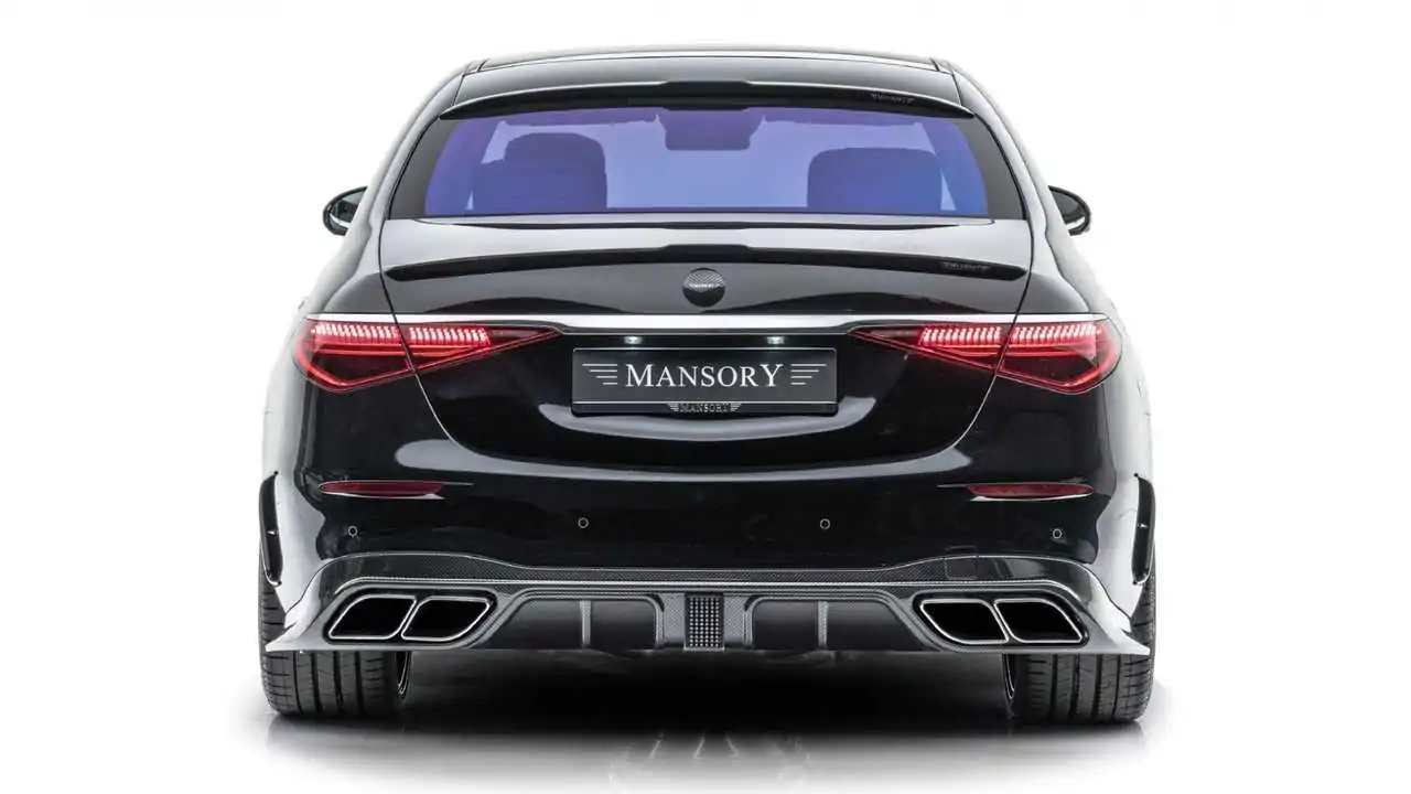 mansory does its thing to create stealthy new mercedes s class