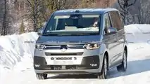2021 VW T7 Multivan yeni casus fotoğraflar