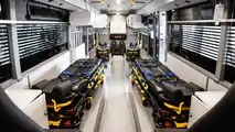 Setra Low Entry wird zum Krankenwagen mit vier Intensivbetten