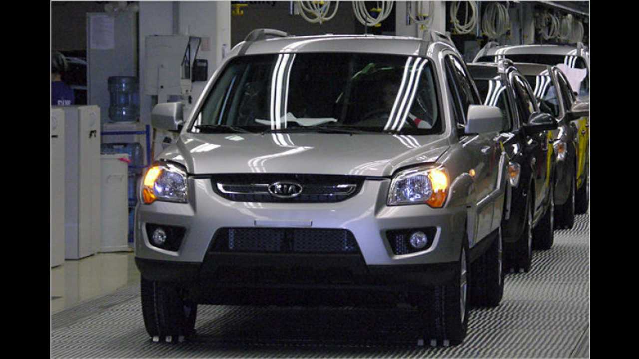 Ungetarnter Kia Sportage