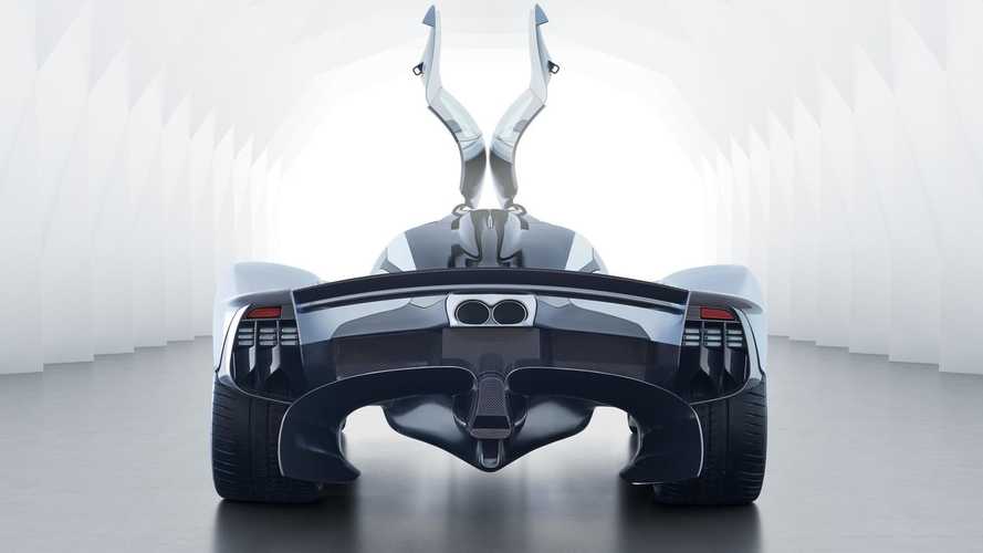 Aston Martin Valkyrie with near-production body