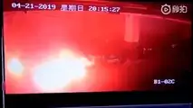 Explosion Tesla Model S