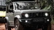 Suzuki Jimny with rooftop tent