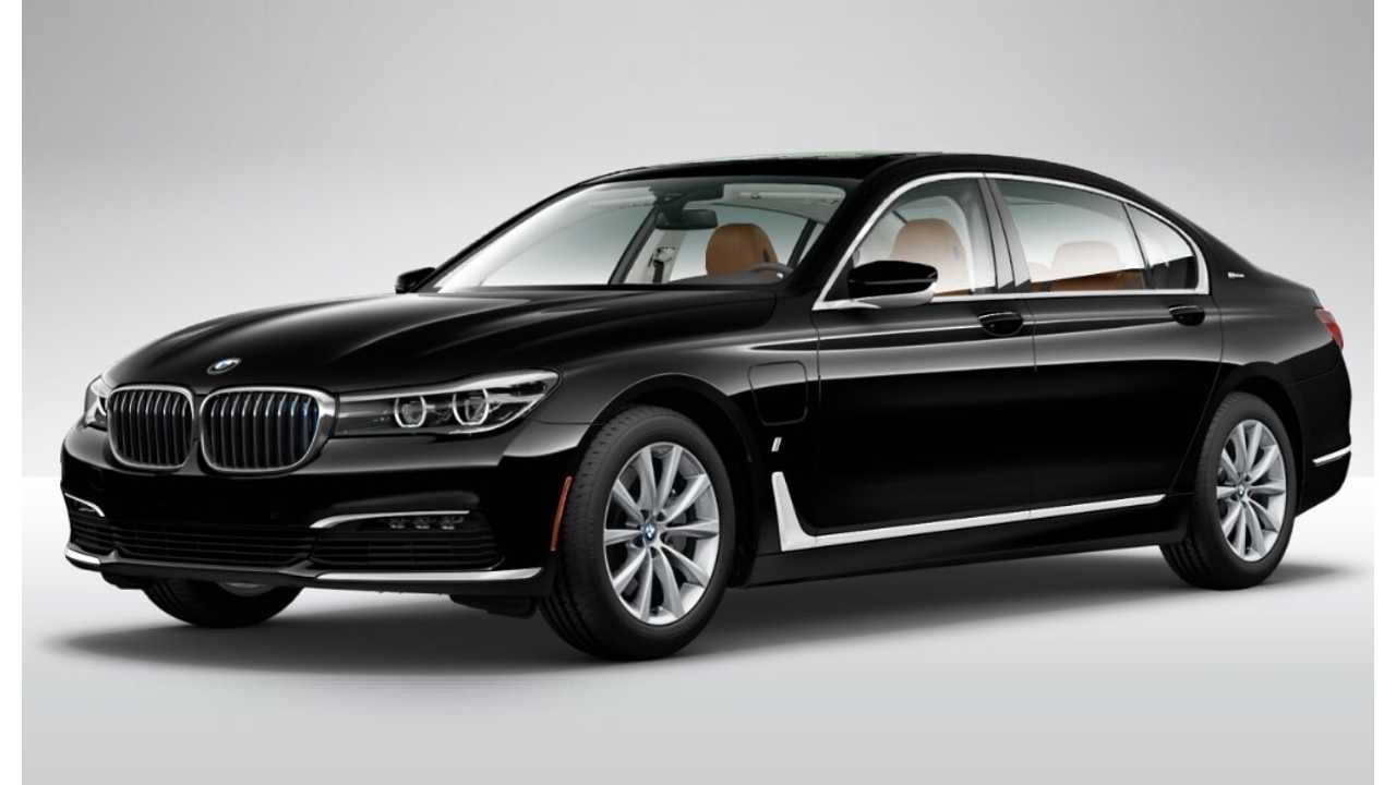 Oh you know the new BMW 740e comes in black!