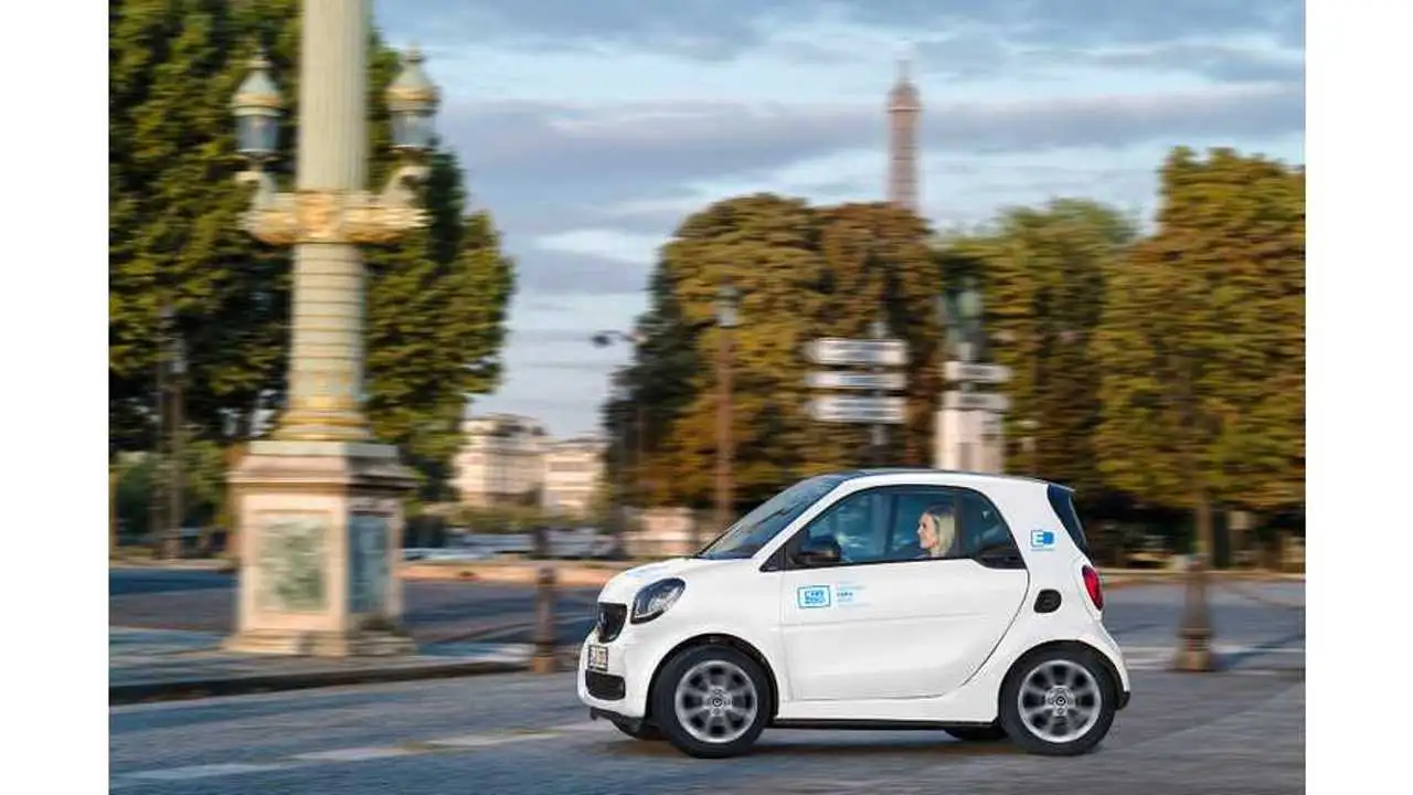 Car2go Announces Car Sharing In Paris 400 Smart Eq Fortwo