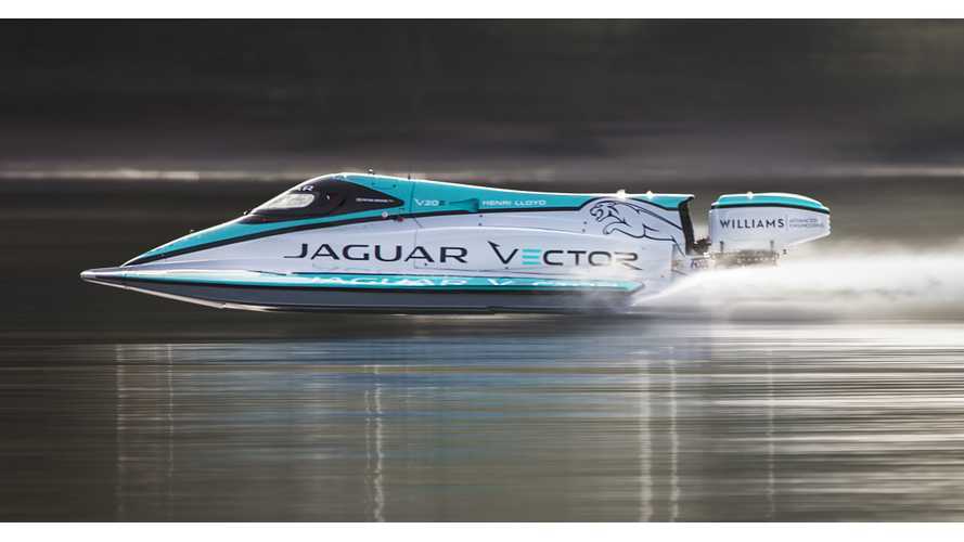 Watch Electric Jaguar Powerboat Set New World Record