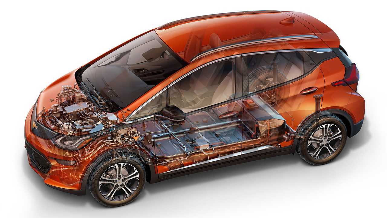 The Bolt carries a 60 kilowatt-hour pack delivering 238 miles of range.