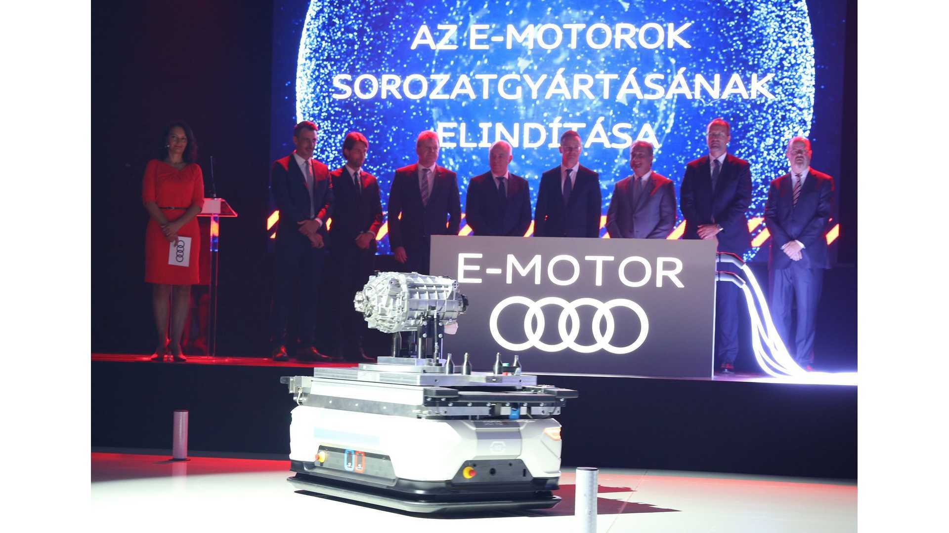 Audi Starts Production Of E Tron Electric Motors