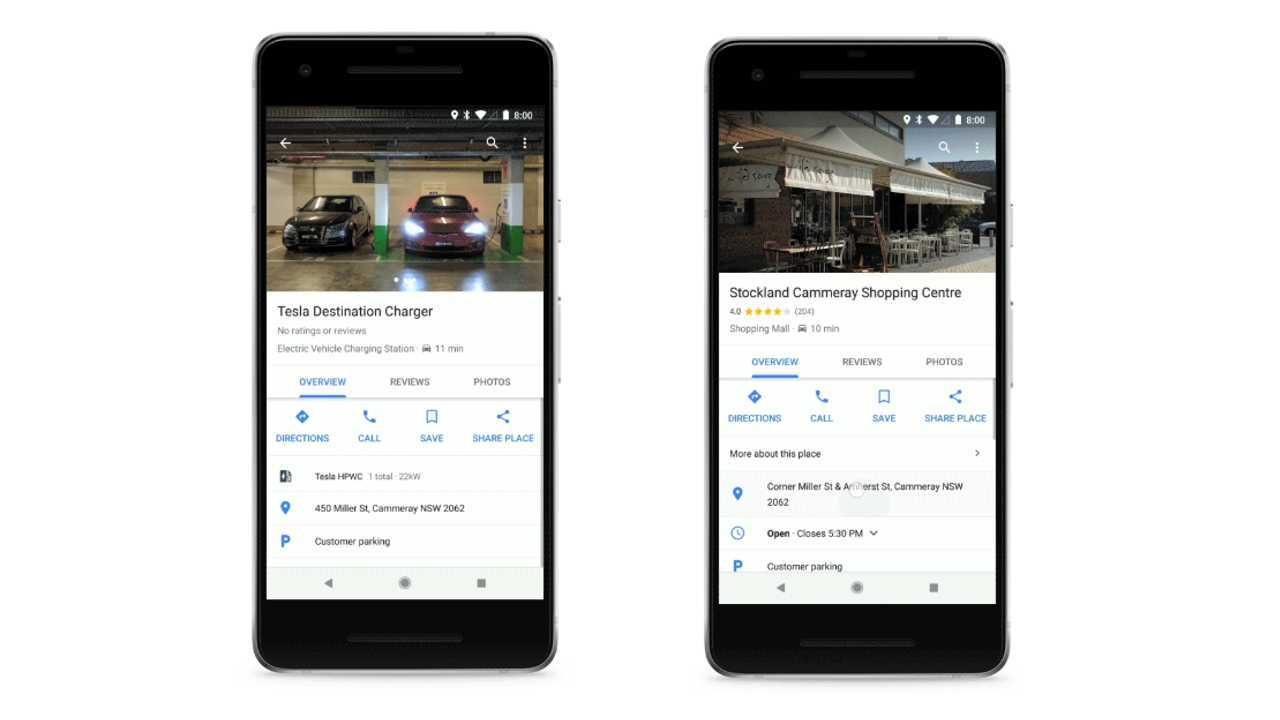 Google Maps now supports charging stations around the world