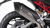 Ducati Multistrada V4 Ducati Multistrada V4 Akrapovič Racing Exhaust Closeup