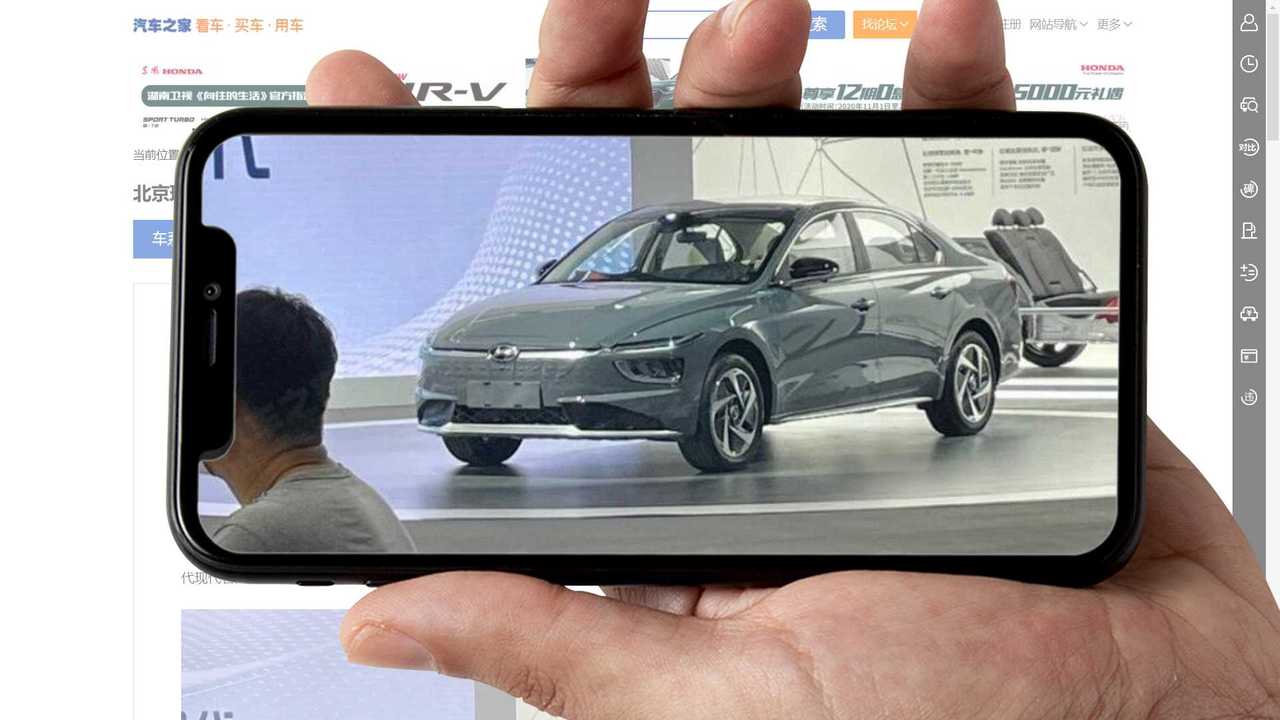 Hyundai Creates Chinese Electric Sedan With Creta Headlights