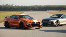 Modern Muscle Car Drag Race