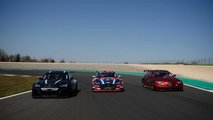 Le auto protagoniste della prima gara dell'ETCR a Vallelunga