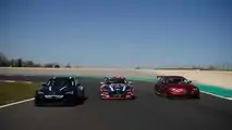 Le auto protagoniste della prima gara dell'ETCR a Vallelunga