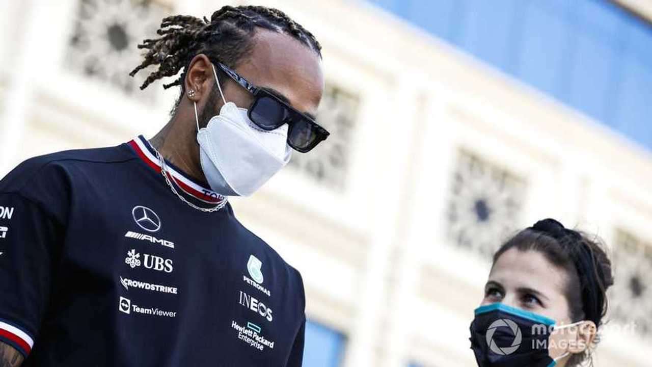 Lewis Hamilton at Azerbaijan GP 2021