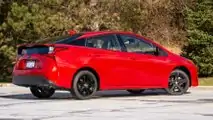 2021 Toyota Prius rear quarter wide
