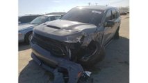 Crashed Dodge Durango SRT Hellcar for sale (front end)