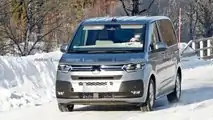 2021 VW T7 Multivan yeni casus fotoğraflar