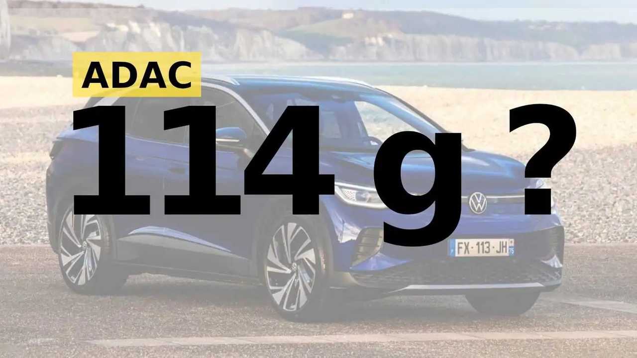 Laut ADAC-Test soll der VW ID.4 mittelbar 114 g CO2 pro km emittieren