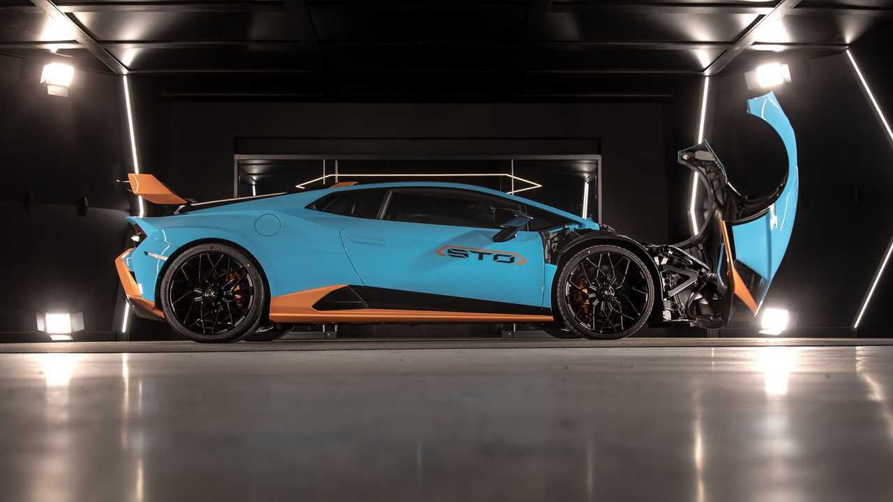 Lamborghini Huracan STO, vista dal vivo