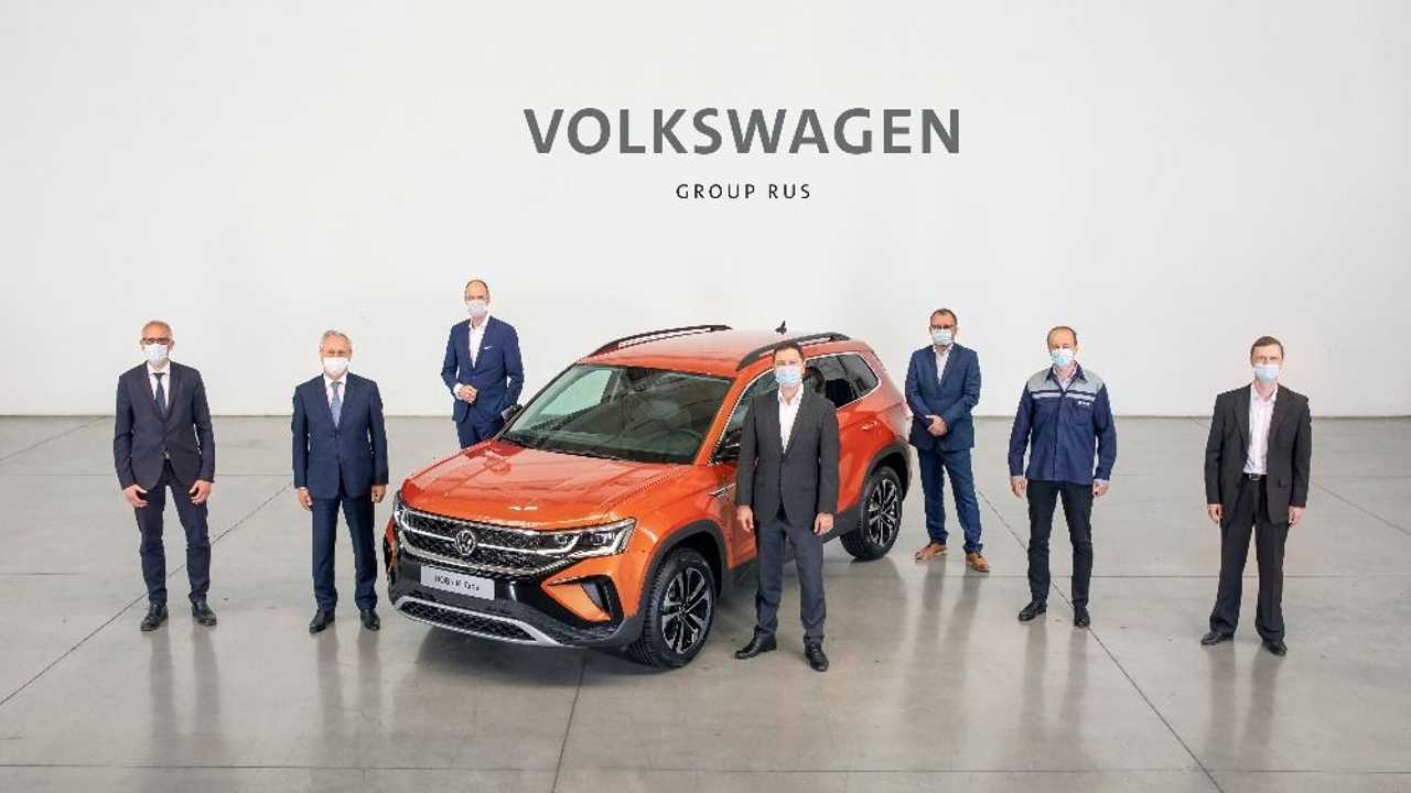 Сборка Volkswagen Taos на заводе ГАЗ