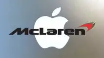 Apple McLaren logo mashup