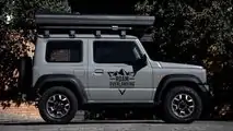 Suzuki Jimny with rooftop tent