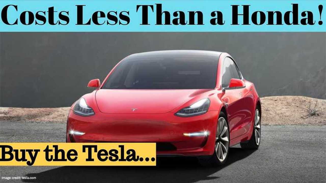 This Guy Claims Tesla Model 3 Is A Better Value Than Honda Accord