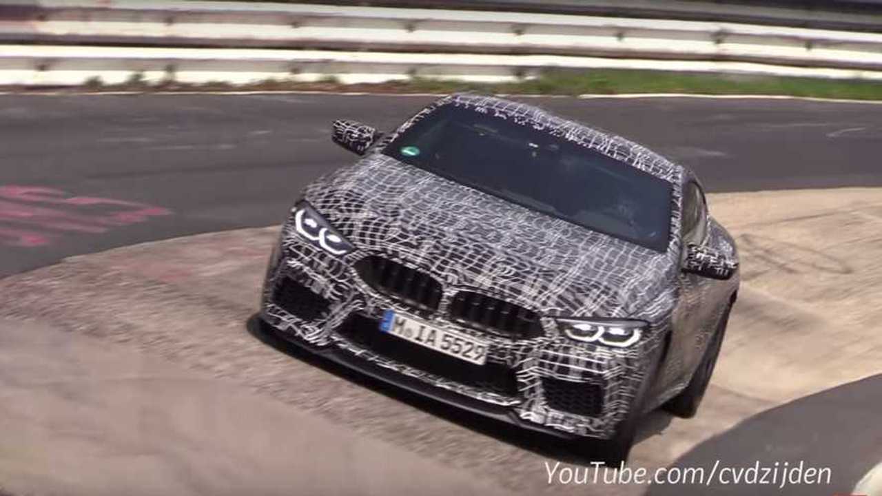 BMW M8 Spy Video Nurburgring