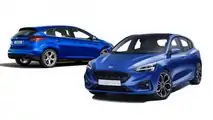Ford Focus 2019 - Comparação de design