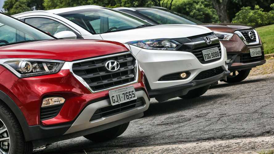 Creta x HR-V x Kicks