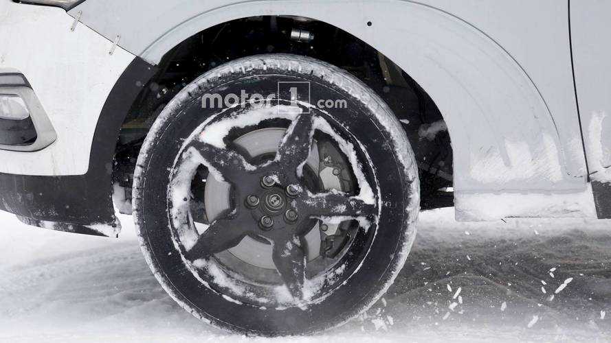 Genesis SUV test mule spy photo